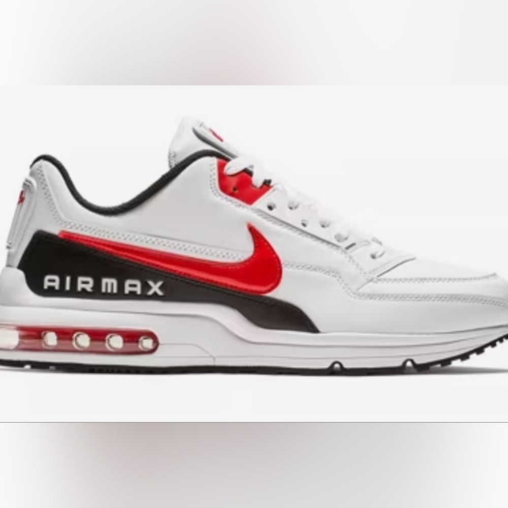 Nike White and Red Sneakers